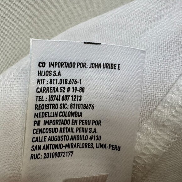 AEO Cotton Blend White Lace Trim Two Tier Elastic Waist Boho Mini Skirt Size XXL - Picture 14 of 15